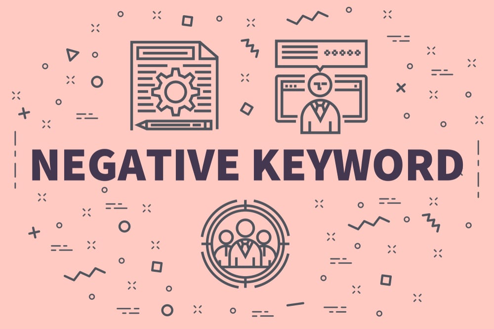 negative keyword graphic